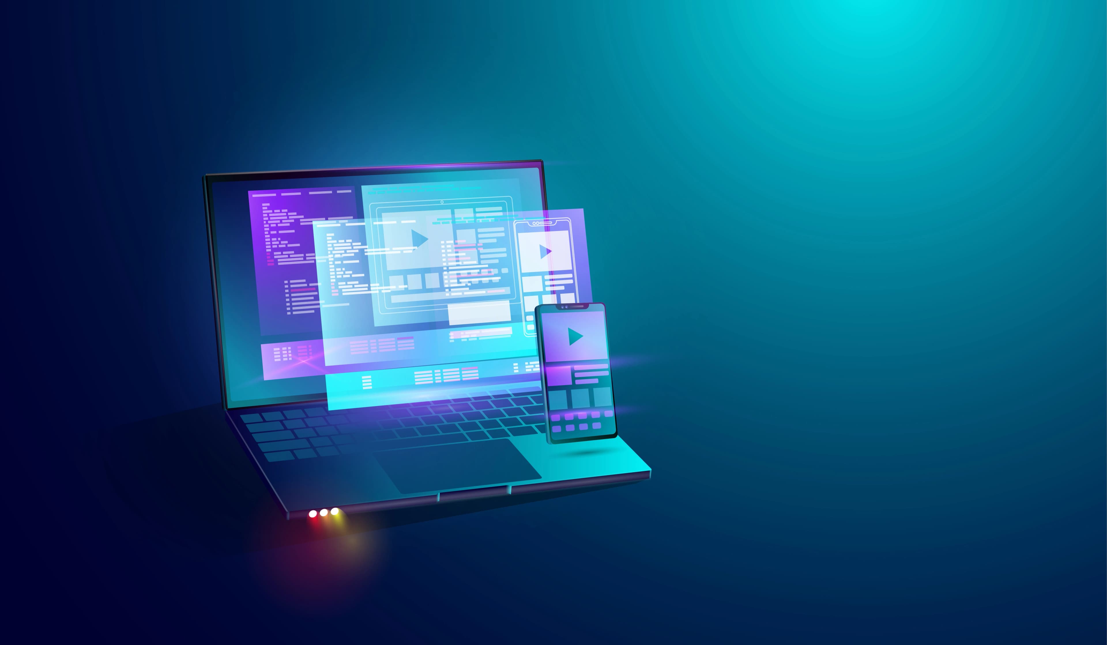 Visualization for AI web application development